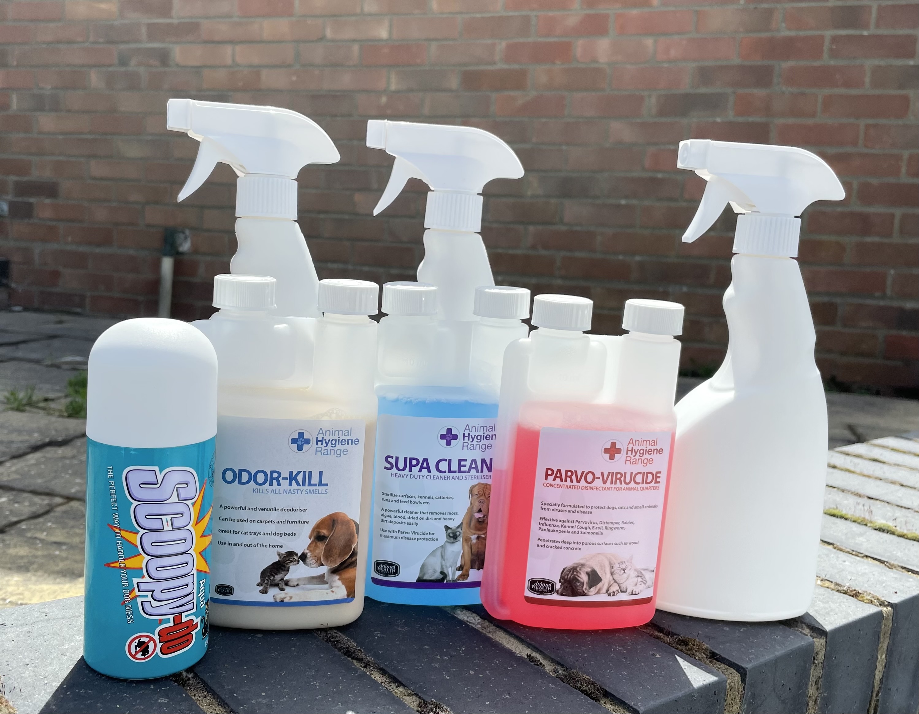 250ml Cleaning kit with 500ml Spray bottles